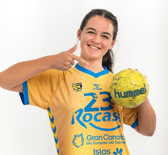 Rosana Montesdeoca, joven promesa del Rocasa Gran Canaria (Foto TA)